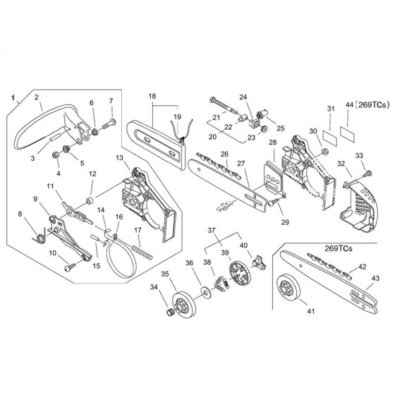 Clutch for Shindaiwa 269TS