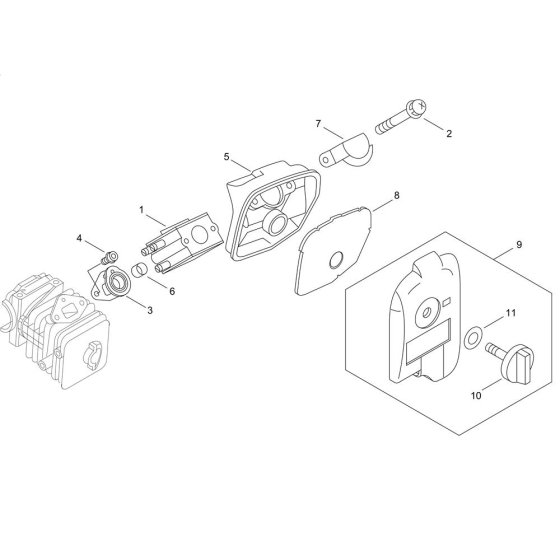 Air Cleaner & Carburettor