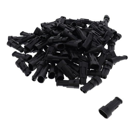 Durite Superseal Connector 1.50mm Male Housing 2 Way Bg - Pack of 100 - 3-011-52