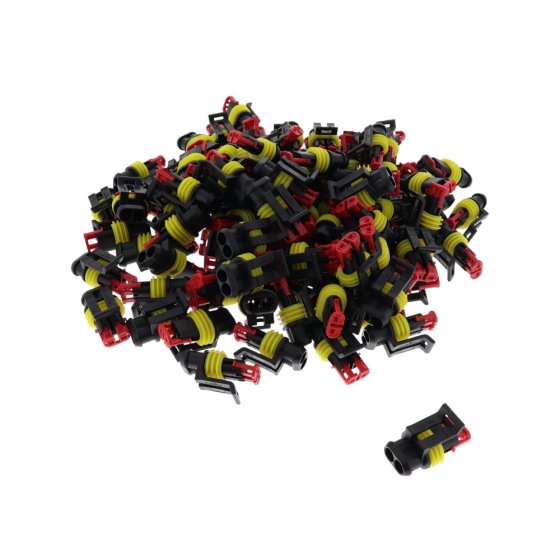 Durite Superseal Connector 1.50mm Female Housing 2 Way Bg - Pack of 100 - 3-011-62