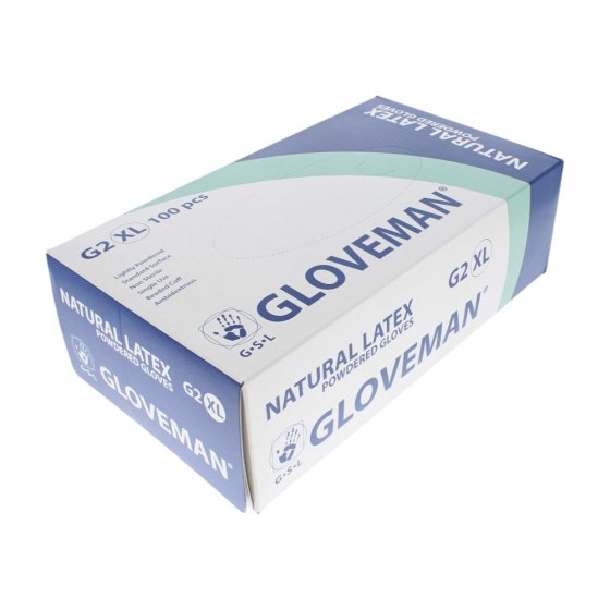 Latex Lightly Powdered Disposable Gloves Size 11 XL 100 Pack
