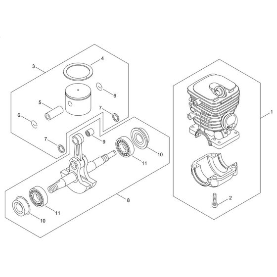 Shindaiwa 305S Chainsaw Parts