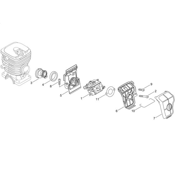 Air Cleaner & Carburettor