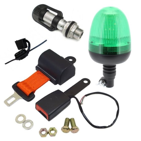 Seatbelt Warning System LED Flexi DIN Beacon c/w Bolt On Spigot