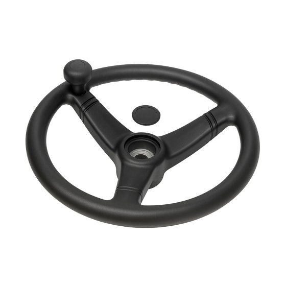 14" Dumper Steering Wheel c/w Integrated Wheel Spinner