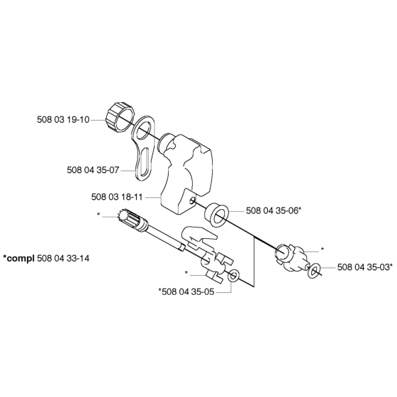Oil Tank Assembly for Husqvarna 316