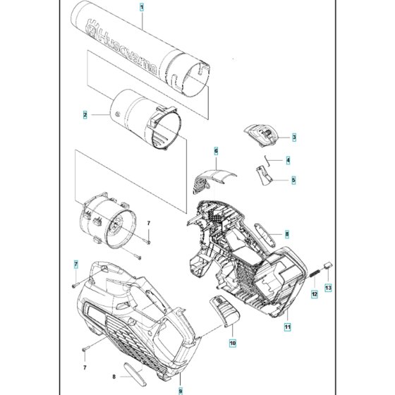 Tube Assembly for Husqvarna 320iB