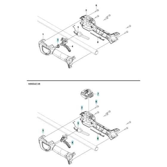 Handle for Husqvarna 325iLK