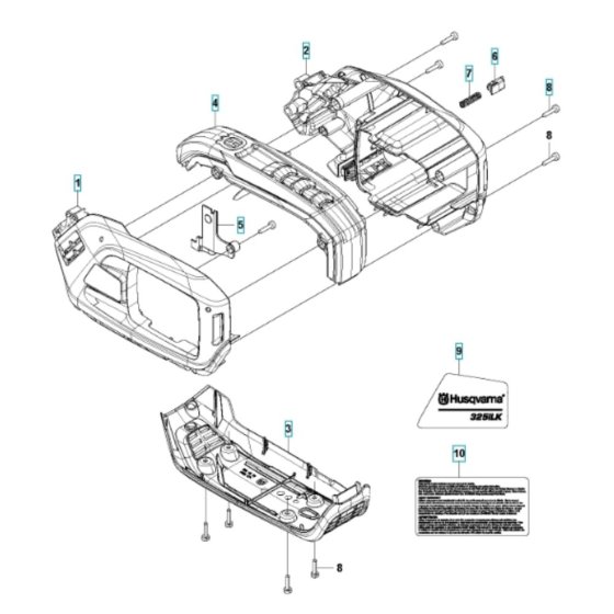 Housing for Husqvarna 325iLK