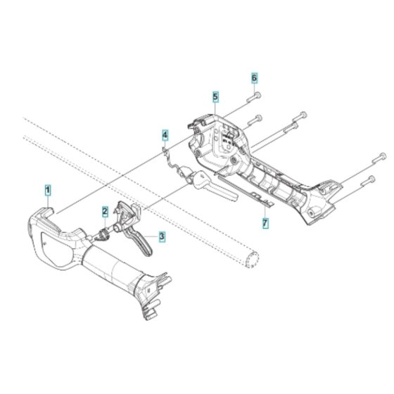Handle for Husqvarna 325iRJ