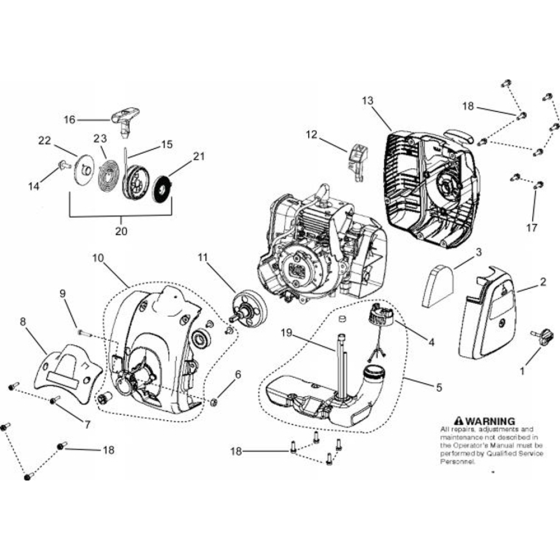 Husqvarna 325 L Housing
