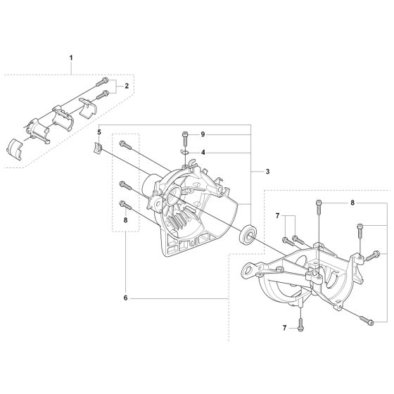 Crankcase & Clutchdrum Assembly