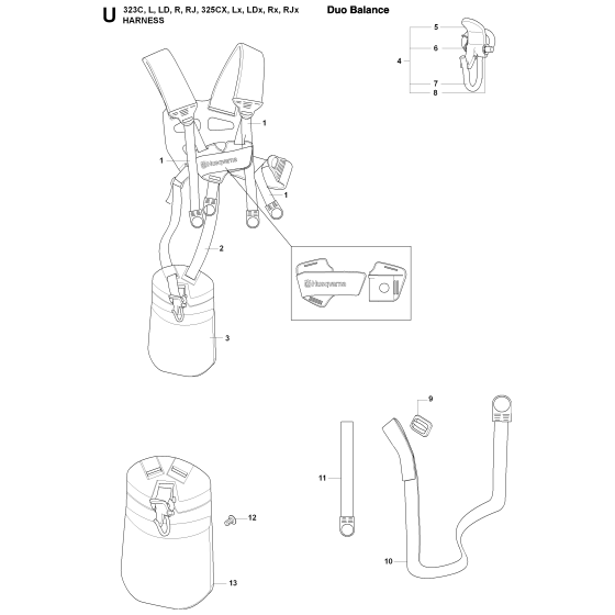 Harness Assembly for 325RX