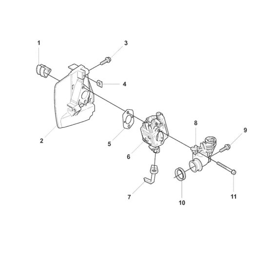 Carburettor & Air Filter for Husqvarna