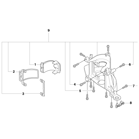 Crankcase Assembly for Husqvarna
