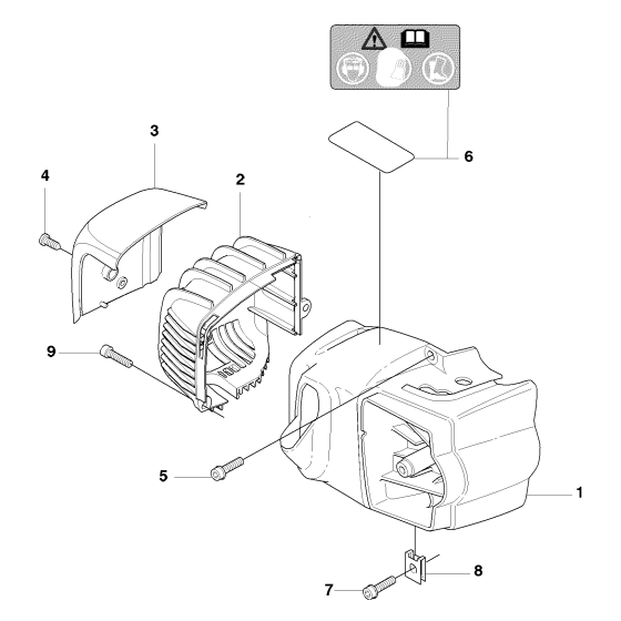 Cover Assembly for Husqvarna 326