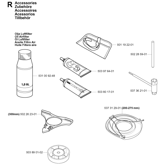 Accessories for Husqvarna 335R