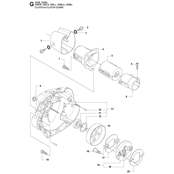 Clutch Assembly for 335RX
