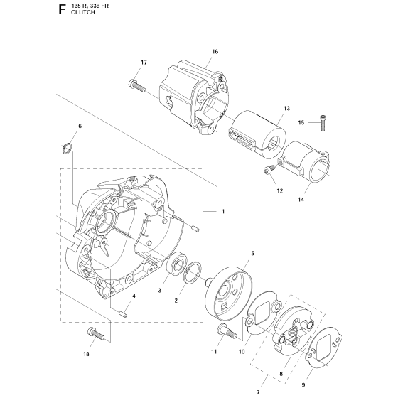 Clutch Assembly for 336FR