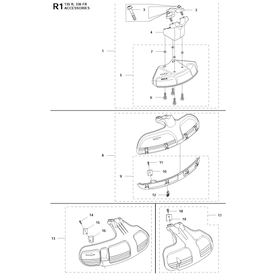 Accessories for Husqvarna 336FR