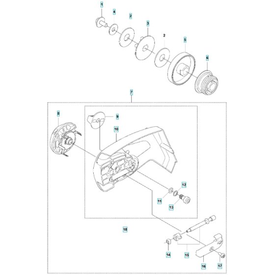 Clutch Cover for Husqvarna 340i