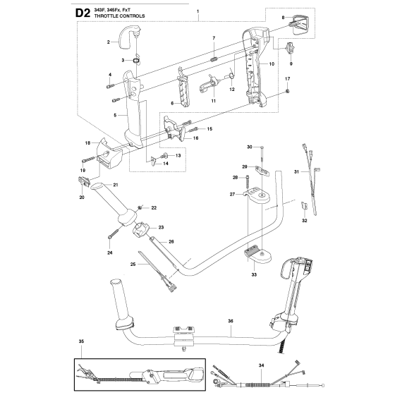Throttle Controls for Husqvarna