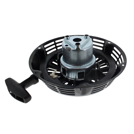 Black Recoil Starter Assembly for Honda GX340, GX390 Engines - Replaces 28400-ZE3-W02ZB