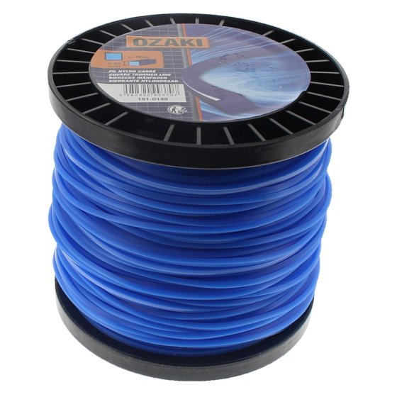 Nylon Strimmer Line Ozaki 2.4mm x 90m (Square)