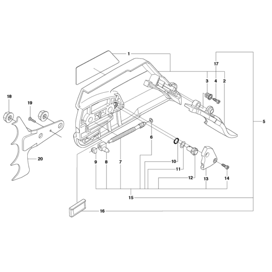 Clutch Cover for Husqvarna 372XP