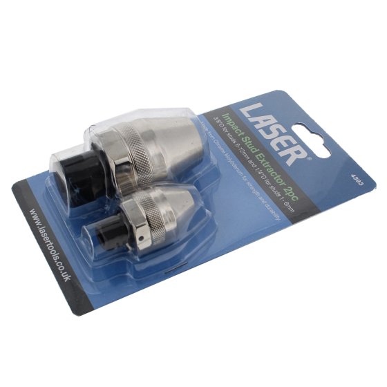 Stud Extractor Set 1/4" D, 3/8" D - 2 Pack