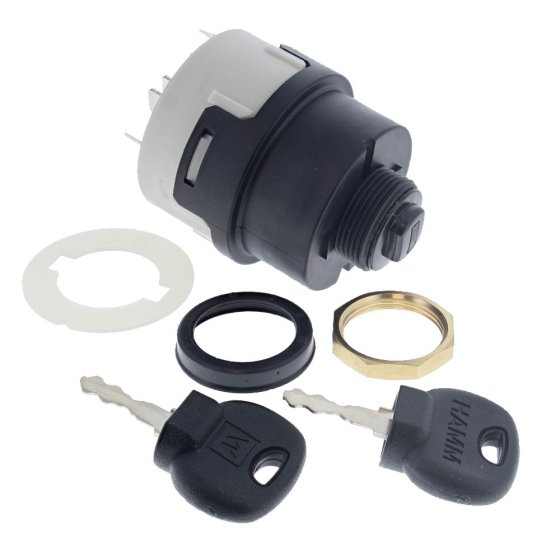 Ignition Switch for Hamm HD8 - HD10C (H170) Twin Drum Roller - OEM No. 380296