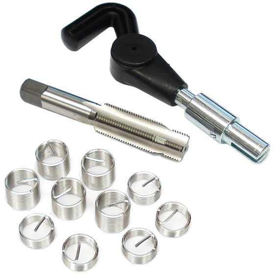 Thread Repair Kit 8mm for Volkel Helicoil - Includes Tap, Drill, 10 Inserts