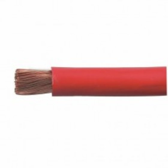 40mm Red Copper Core PVC Starter Cable - 25 Metres