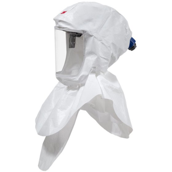 3M S-657 Versaflo Headtop Respirator Double Shroud covers Head-Face & Neck