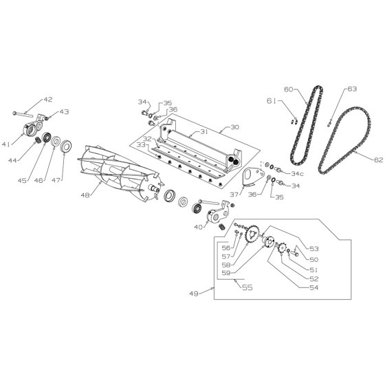 Masport 400 16" Cutting Assembly