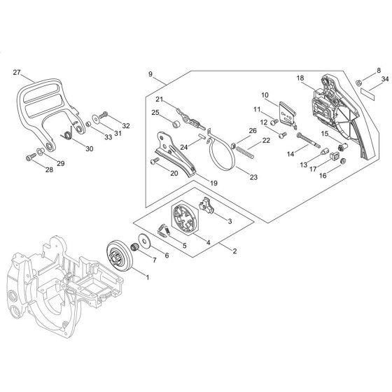Chain Brake for Shindaiwa 402S