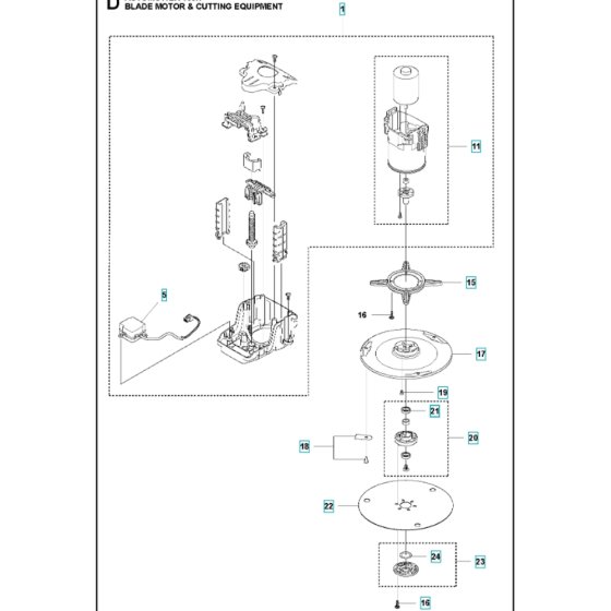 Blade Motor Assembly