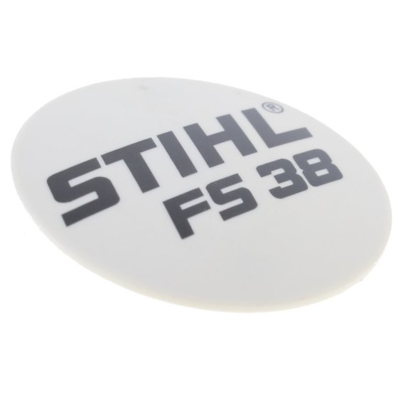 Model Plate for Stihl FS38 Brushcutters - 4140 967 1531
