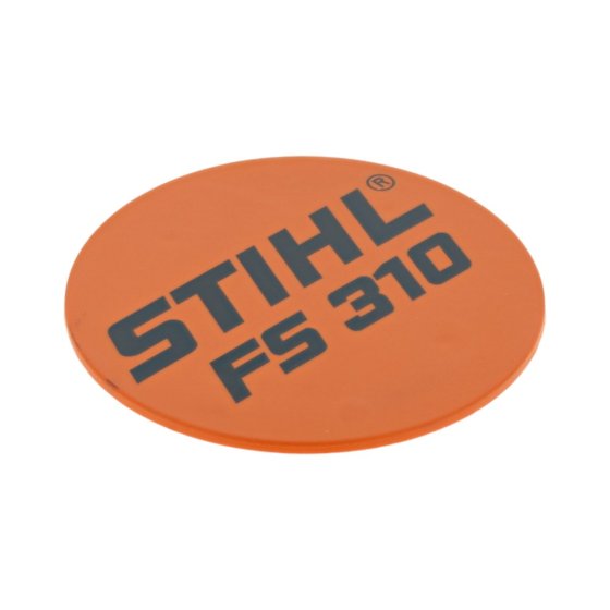 Model Plate for Stihl FS310 Clearing Saws - OEM No. 4180 967 1532