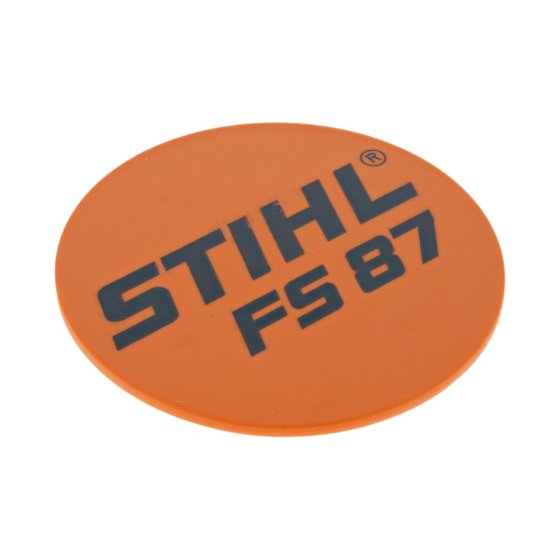 Model Plate for Stihl FS87 Brushcutter - OEM No. 4180 967 1541