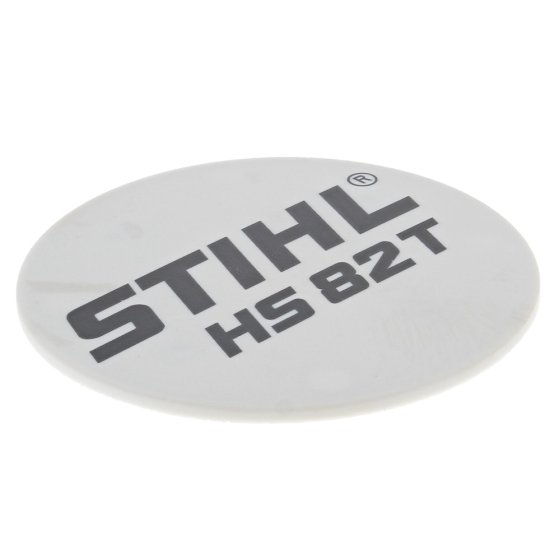 Model Plate for Stihl HS 82 T Hedgetrimmers - 4237 967 1508