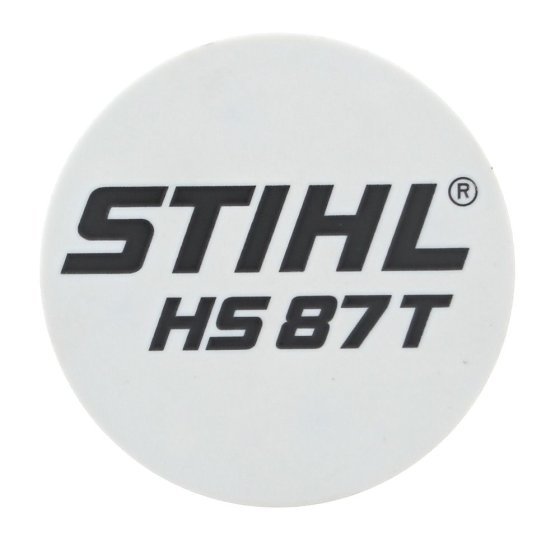 Model Plate for Stihl HS87T, HS87R Hedge Trimmers - 4237 967 1507