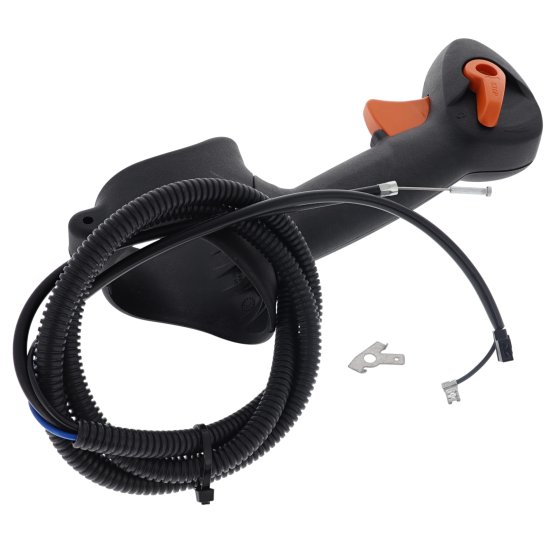 Control handle with throttle cable for Stihl BR 350 Leaf Blower - OEM No. 4244-790-1312