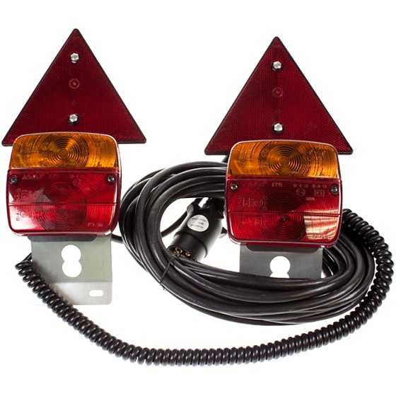 Magnetic Trailer Lighting Module (12v) c/w Cable and 7-Pin Plug