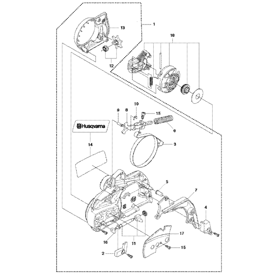 Chain Brake Assembly for Husqvarna