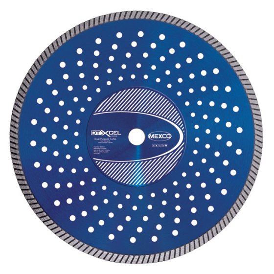 Mexco 300mm Diamond Blade Dual Purpose-Turbo XCEL Grade