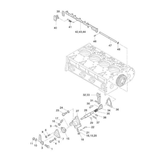 Speed Control Assembly for Hatz 4L40