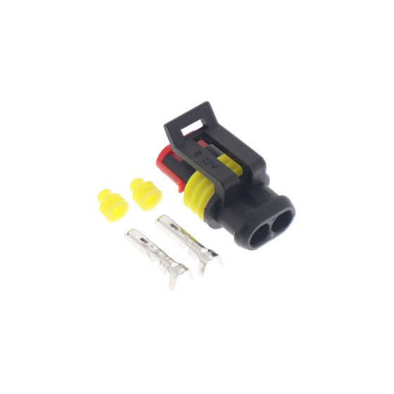 2-Way Superseal Female Connector 24V DC 14A