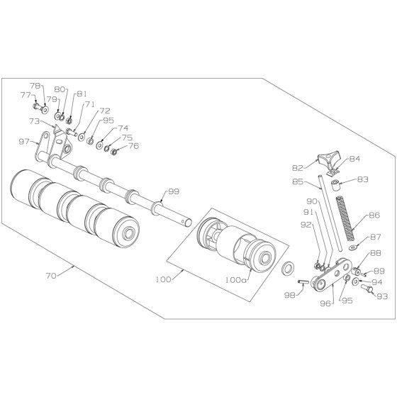 Front Roller Assembly