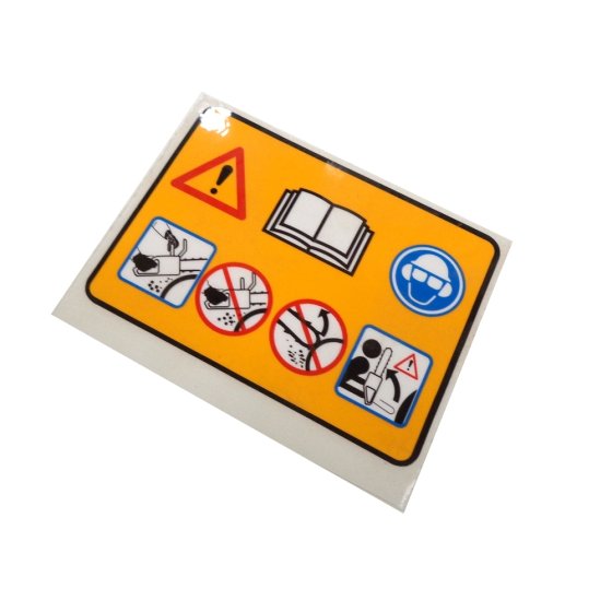 Decal for Husqvarna 365, 346XP, 372XP, 455 Rancher Chainsaw - 503 98 74 01
